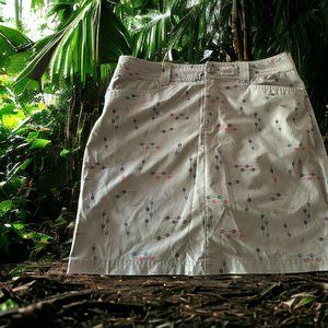 Eddie Bauer Skirt Womens 4 Olive Green Adventurer 2.0 Skort Outdoors Light